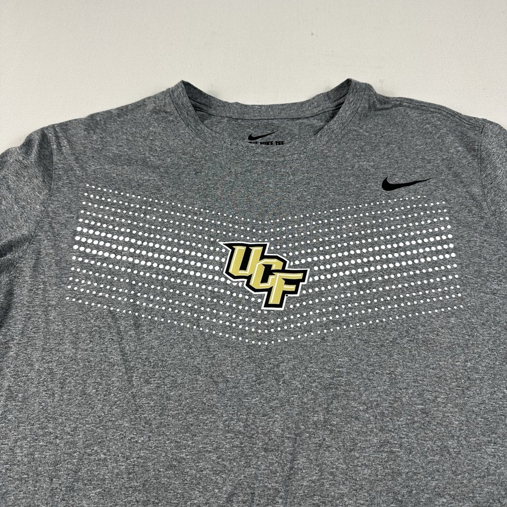 Nike Gray Long Sleeve Tee with UCF Logo